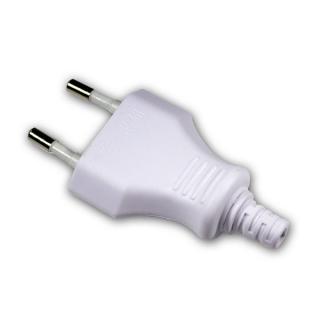 Vidlice přímá plochá 230V BACHMANN 900.003, bílá
