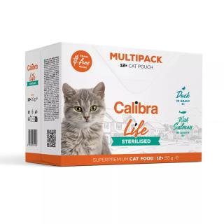 Calibra Cat Life kaps. Sterilised Multipack in gravy 12x85g