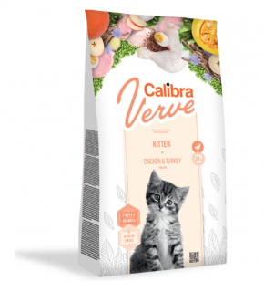 Calibra Cat Verve Grain Free Kitten Chicken&Turkey 3,5kg