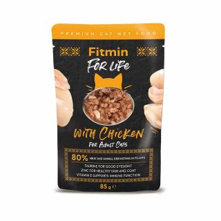 Fitmin For Life Cat Kuřecí kapsička pro kočky 85 g