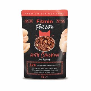 Fitmin For Life Cat Kuřecí kapsička pro koťata 85 g