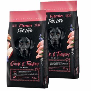 Fitmin For Life Dog Duck & Turkey 2x12kg