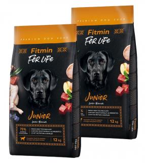 Fitmin For Life Dog Junior Large 2 x 12kg