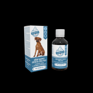 TOPVET UŠNÍ KAPKY OČISTA PRO PSY 50ml