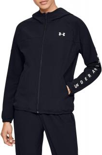 Dámská Bunda Under Armour Woven Hooded Jacket Barva: černá, Velikost: XS