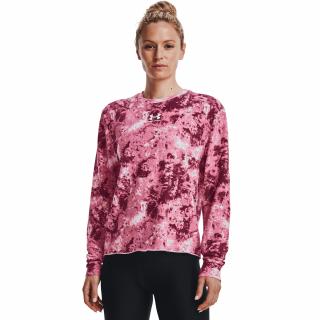 Dámská Mikina Under Armour Rival Terry Print Crew Velikost: XS