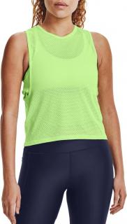 DÁMSKÉ TÍLKO UNDER ARMOUR HG ARMOUR MUSCLE MSH TANK Barva: Zelená, Velikost: S