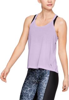 Dámské Tílko Under Armour Whisperlight Tank Foldover Barva: Fialová, Velikost: S