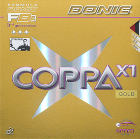 Donic Coppa X1 Gold Barva: černá, Velikost: 2.0