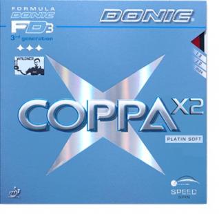 Donic Coppa X2 (Platin Soft) Barva: černá, Velikost: 1.8