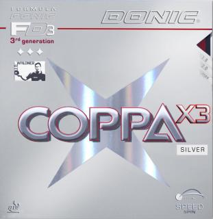 Donic Coppa X3 (Silver) Barva: černá, Velikost: MAX