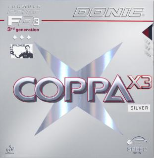Donic Coppa X3 (Silver) Barva: Červená, Velikost: MAX