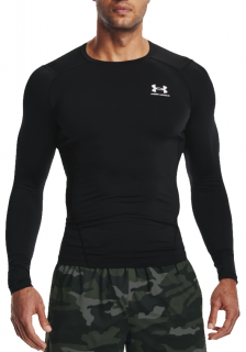 Pánské Kompresní tričko Under Armour HG Armour Comp LS Barva: černá, Velikost: L