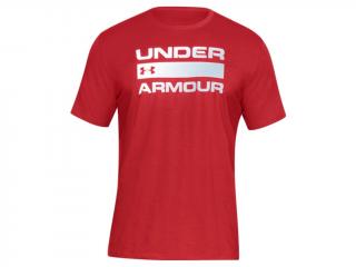 Pánské tričko Under Armour Team Issue Wordmark Short Sleeve Barva: Červená, Velikost: S