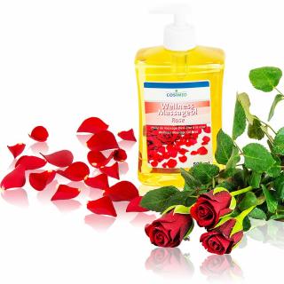 cosiMed wellness masážní olej Růže - 500 ml
