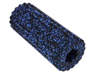 Masážní válec Roller Yoga 32x14 cm, černo-modrý