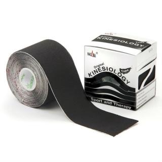 NASARA kinesio tape, černá tejpovací páska 5cm x 5m