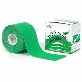 NASARA Kinesiology Tape 5cm x 5m, tejpovací páska Barva: Zelená