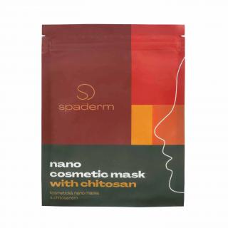 Spaderm nano cosmetic mask with chitosan, kosmetická nano maska s chitosanem, 1 ks