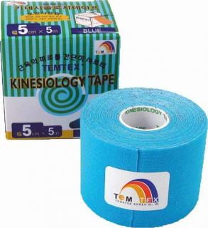 TEMTEX kinesio tape Classic, tejpovací páska 5cm X 5m Barva: Modrá