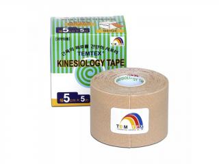 TEMTEX kinesio tape Tourmaline, tejpovací páska 5cm X 5m Barva: Béžová