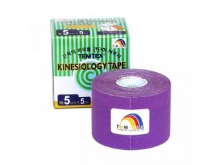 TEMTEX kinesio tape Tourmaline, tejpovací páska 5cm X 5m Barva: Fialová