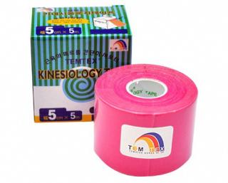 TEMTEX kinesio tape Tourmaline, tejpovací páska 5cm X 5m Barva: Růžová