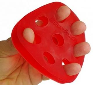 THERA-BAND Hand Xtrainer - posilovač prstů a dlaně, červený – měkký