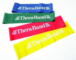 THERA-BAND Loop 7,6 x 30,5 cm, žlutá, slabá