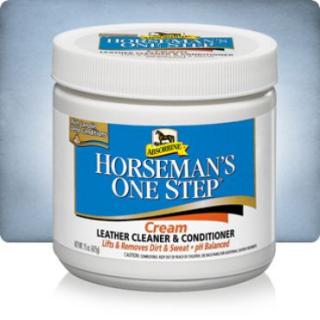 Absorbine Horseman's One Step® Cream Leather Cleaner  Conditioner 425g (Čistící balzám na kožené výrobky.)