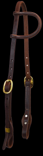 aul Taylor Oiled Harness Leather Quick Change Slip Ear Headstall (Paul Taylor Oiled Harness Leather Quick Change Slip Ear Headstall 5/8")