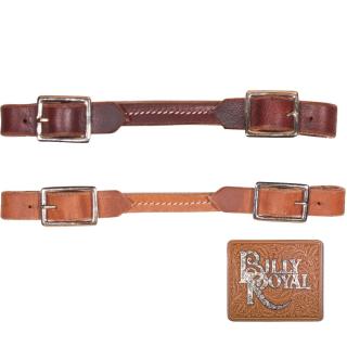 Billy Royal® Harness Leather Square Buckle Curb Strap (Podbradní řemínek pro westernové udidlo.)
