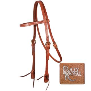 Billy Royal® Hermann Oak Leather Browband Headstall (Kvalitní kožená uzdečka - čelenka rovná.)