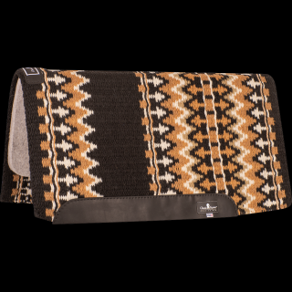 Classic Equine Classic Wool Top Pad 34x38  - 1  (2023 - Black/Buckskin)