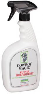 Cowboy Magic Super Bodyshine 32 oz. (946 ml) (Se složením pro zářivý superlesk. Rychloschnoucí přípravek, který chrání srst před prachem z arény.)
