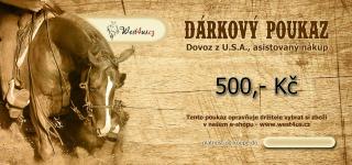 Dárkový poukaz v hodnotě 500Kč
