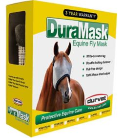 Durvet DuraMask™ Equine Fly Mask (Kvalitně provedená a pevná maska proti hmyzu. Varianta bez uší.)