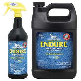 Farnam Endure® Sweat-Resistant Fly Repelent 946ml (Jediná a účinná ochrana Vašeho koně! Víceúčelový insekticid pro klid zvířete s účinností 14 dnů.)