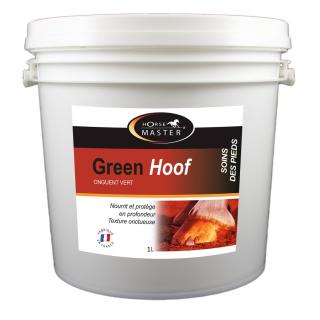 Horse Master GREEN HOOF 1L (Celoroční přírodní zelená mast na kopyta pro jejich výživu a elasticitu.)