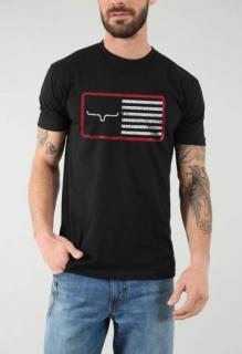 Kimes Ranch - American trucker tee shirt - Black (Nejprodávanější tričko Kimes Ranch)