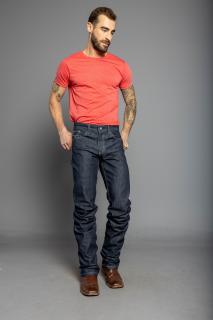 Kimes Ranch Jeans - styl Raw James Blue (Pravé moderní neprané kovbojské jeansy Made in USA!)