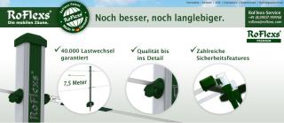 RoFlexs Premium Paddock System 160cm - mobilní ohradník (( s el. zdrojem ))