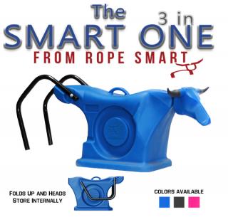 RopeSmart Smart One 3 IN 1 Team Roping Dummy ((steer head + calf head))