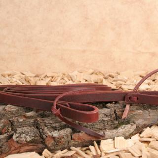 Western Leather Reins "Latigo" - 210cm x 1,6cm (5/8") (Kvalitní westernové otěže vyrobené v USA.)