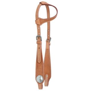 Western One-Ear-Bridle with glitter Conchos