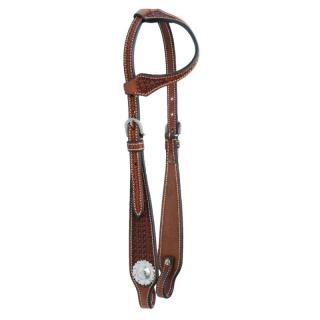 Western One-Ear-Bridle with glitter Conchos