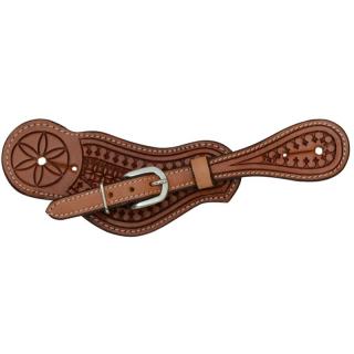 Western Spur Strap Round Basket Snake Dance