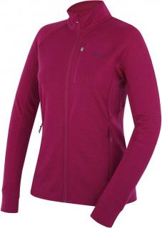 HUSKY ALOU L dk.magenta merino mikina varianta: XL