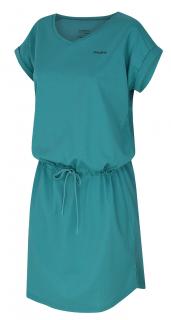 HUSKY DELA L fd.turquoise šaty varianta: L
