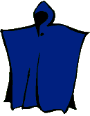 JUREK DUO pláštěnka modrá pončo varianta: XL